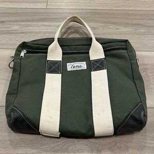 Becket Canvas Eena Briefcase Messenger Bag Made in the USA